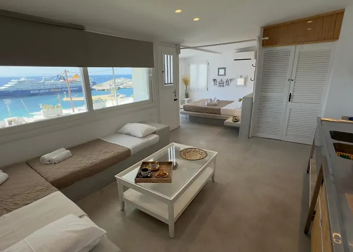 Mykonos Nests - Sea View Escape Appartamento Tourlos